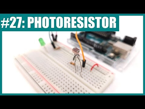 How to Use a Photoresistor (Light Sensor) with Arduino (Lesson #27)