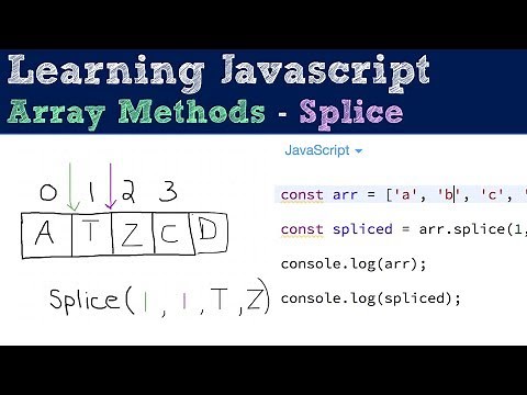 Splice - Array Methods - Javascript Tutorial