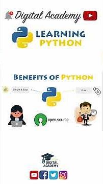 Benefits of Learning Python: Easy, Free, Library & Community - Python Tutorial for Beginners