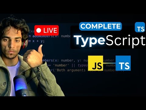 Learn TypeScript from Scratch | Full Live Series for Beginners (Step-by-Step) | ‪@chadtag‬ | Mahesh