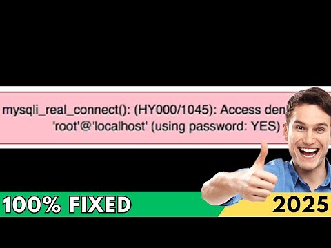 [FIXED] Access Denied for User 'root'@'localhost' (using password yes) - Step by Step