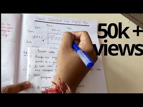 Cohen Sutherland Line Clipping Algorithm | Computer Graphics