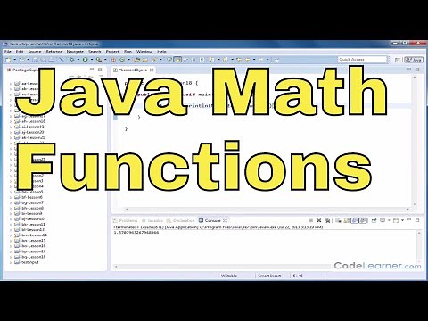Java Tutorial - 18 - Converting between Degrees and Radians