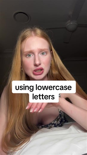 how to type only in lowercase letters