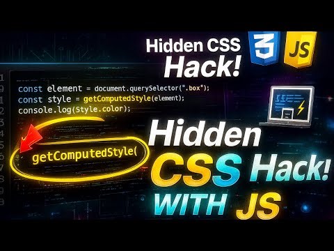 getComputedStyle() Method Explained Like Never Before