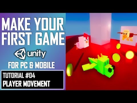 HOW TO MAKE YOUR FIRST GAME IN UNITY ★ #04 - PLAYER MOVEMENT IN C# ★ LESSON TUTORIAL ★ JIMMY VEGAS