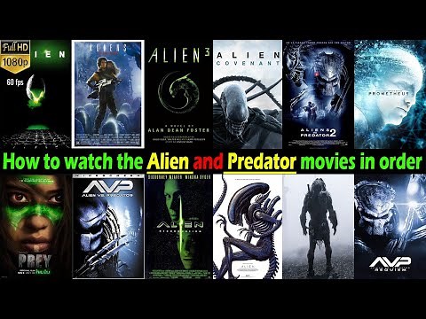 How to watch the Alien and Predator movies in order ||🔥Aliens vs Predator🔥||