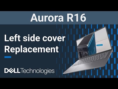 Alienware Aurora R16 | How to replace the left side cover