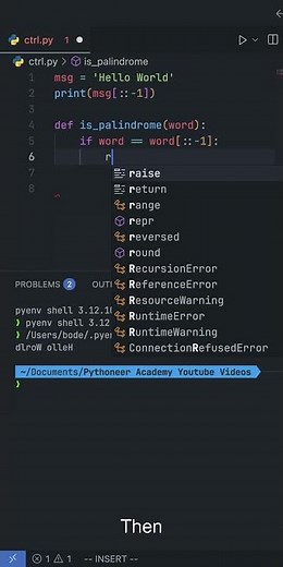 Palindrome In Python (For Fun)
