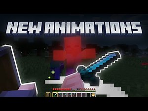 FIRST PERSON ANIMATION UPDATE! Minecraft JAVA - (Hold My Items 4.3 Teaser)