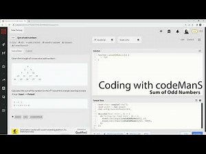 Codewars 7 kyu Sum of Odd Numbers JavaScript