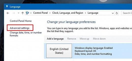 Change Keyboard Layout with a Keyboard Shortcut in Windows 10