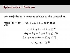 Linear Programming in MATLAB