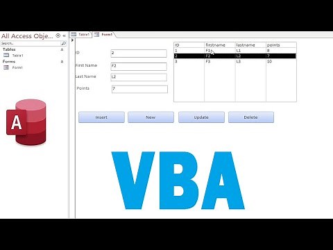 MS Access VBA Tutorial for Beginners | Insert, Update, Delete & Fill ListBox (Step by Step)