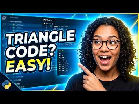 Print a Left Triangle Pattern in Python