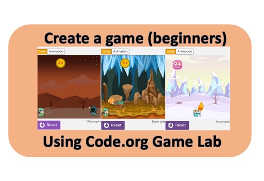 Building your own game using CodeOrg-Game Lab