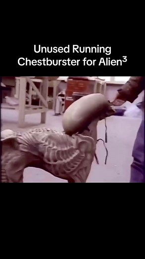 Unused Running Chestburster for Alien³