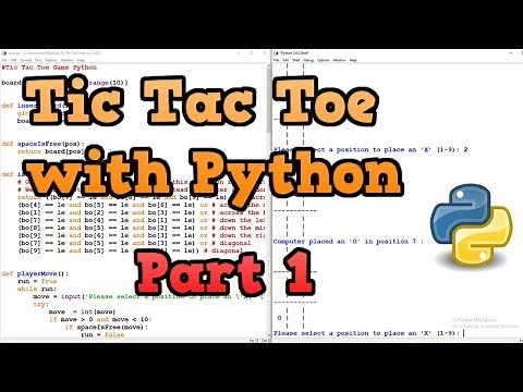 Tic Tac Toe with AI - Python Tutorial (Part 1)
