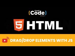 Drag And Drop Elements With Javascript And HTML | Drag And Drop In HTML | HTML Tutorial | SimpliCode