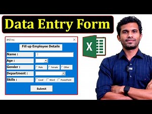 Automated Data Entry Form in Excel | VBA Tutorial