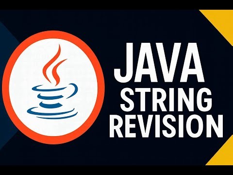 9 minutes- Java String quick Refresher: Interview Ready!
