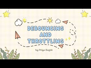 Debounce & Throttle in JavaScript with React | Code Explained Line-by-Line #javascript #frontend