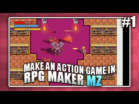 Create a basic action game with RPG Maker MZ (plugin RPG Maker Action Combat) - Part 1