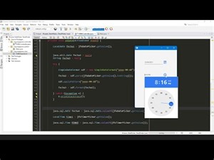 Tutorial JavaFX DatePicker TimerPicker JFoenix