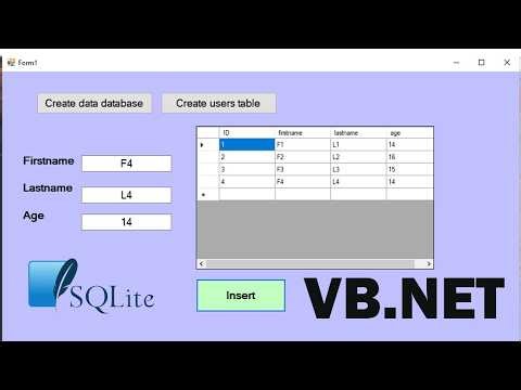 How to Connect VB.NET With SQLite database for beginners in Visual studio 2026