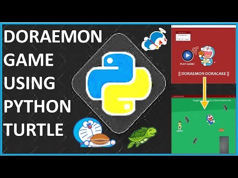 How to create and play a simple game using Python Turtle | Python Programming | python game | python