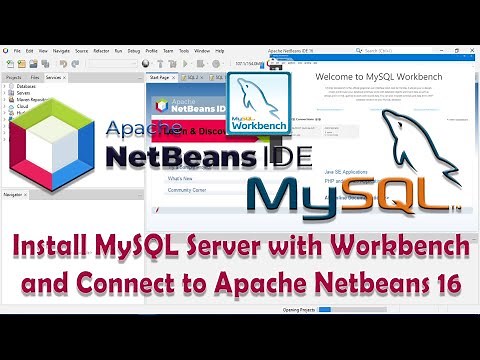 Installing MySQL Server and Connect to Netbeans 16 2023