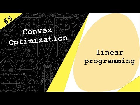 Lecture 5 | Linear Programming & SIMPLEX algorithm w MATLAB | Convex Optimization