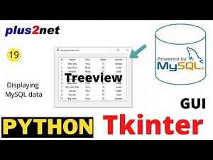 Connecting and displaying MySQL table data in Tkinter window using Treeview insert with columns