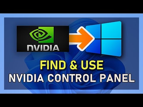 Windows 11 - Unable to Find NVIDIA Control Panel Fix