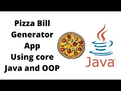 Pizza Bill Generator App | Core Java and OOP Project