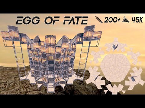 Egg of fate | Open Core + Widegap/Mroof | Tutorial | Rust Base Building 2024