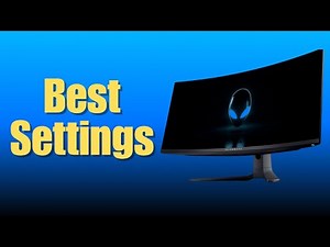 Alienware aw3423dwf best settings