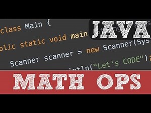 Basic math operations in Java - Programming tutorial