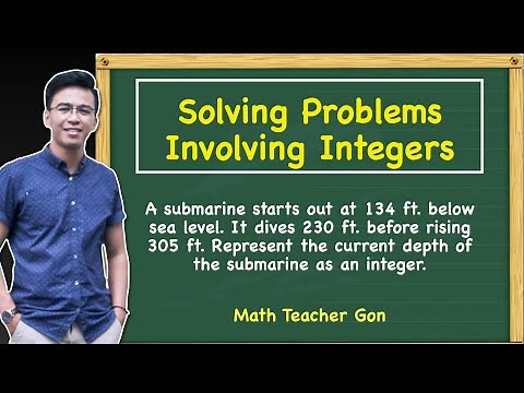 Solving Word Problems Involving Integers | Grade 6 Week 7- 8 @Math Teacher Gon