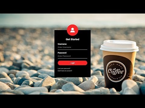 How To Create Login Form In HTML and CSS | Make Sign In Form Design