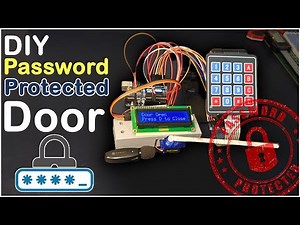 How I Made a Password-Protected Door Lock | DIY Arduino tutorial - WTC Zone #tutorial #diy #lock