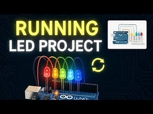 Running LED Pattern with Arduino – Easy Project for Beginners!