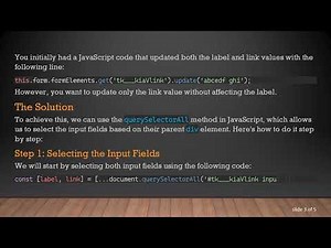 How to Set Input Values Individually in JavaScript Using the querySelectorAll Method
