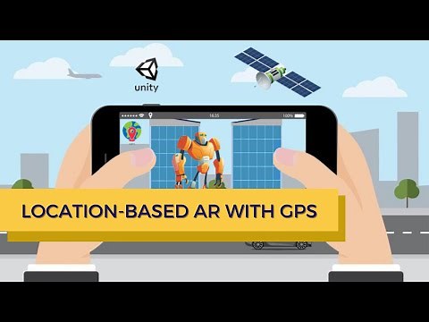 Location-based Augmented Reality (AR) Using GPS | AR Tutorials for Beginners | Unity