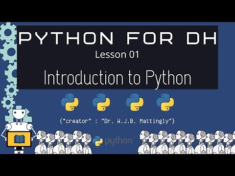 Python for Digital Humanities (01: Introduction to Python)