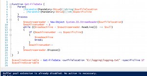 Reading file data with PowerShell