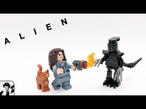 LEGO Alien (1979) Custom Minifigures (Ellen Ripley and Xenomorph)!