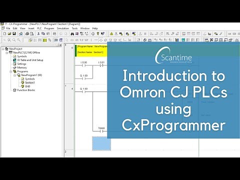 An Introduction to Omron CJ PLCs using CxProgrammer!