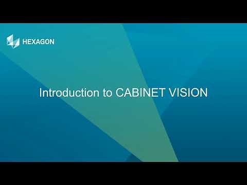 1. Getting Started with CABINET VISION - An Introduction