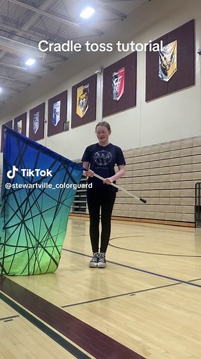 Cradle Toss Tutorial: Flag Spinning Sport Techniques